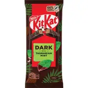 Kit Kat Dark Chocolate Mint With Tasmanian Mint Block 160g x 12