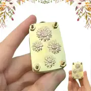 Micro Flower Press Miniature Kit Plants Art & Crafts Metal Pressing DIY Pressed Silver