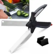 Cutting Board Scissors - Smart Kitchen with Vegetable Food Cutter Knissors -
