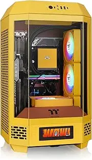 Thermaltake The Tower 250 Tempered Glass Mini Tower Case Butter Caramel Edition, CA-1Z9-00SMWN-00