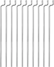 uxcell 1.2mm x 450mm (17.7 Inch) Steel Z Pull/Push Rods Parts for RC Airplane Plane Boat Replacement (Pack of 10)