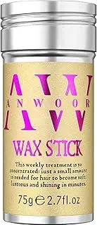 AnWoor Hair Wax Stick, 2.7fl.oz Styling Pomade for Wigs, Hair Strands, Frizz, Baby Hair