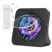 CD Player Portable Bluetooth: Desktop CD Players for Home CD Player with Time...