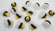 SET OF 16 NEW DOOR PANEL CLIPS! FOR 2015 & UP JEEP COMPASS RENEGADE FIAT 500X