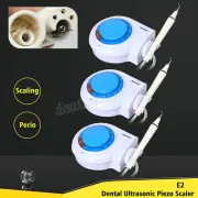 3X FDA Dental Ultrasonic Scaler w/ Handpiece 5*Tips fit Cavitron/EMS Woodpecker