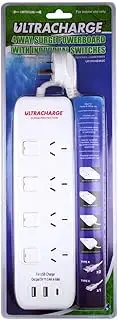 4 Switch Surge with 3 x USB 3.4A Total Power Board