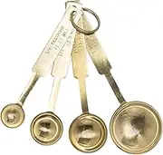 Bloomingville Stainless Steel Measuring Spoon Set, Gold