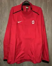NIKE Storm Fit Pro Elite Team Canada F/Z L/S Red Running Jacket NEW Men 3XL XXXL