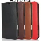 For Samsung Galaxy A23 A14 A13 A35 Crazy Horse Leather Phone Case