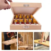 10* Router Bit Set Corner Rounding Edge-Forming Roundover Beading Router Bit Set