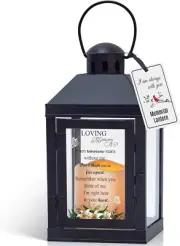 Memorial Lantern - Sympathy Gifts for Loss of Loved Ones, Bereavement & Memorial