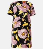 [La DoubleJ] La DoubleJ Mini Swing floral cotton minidress UK 12 multicoloured