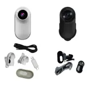 2 Set Camera Bicycle Action -Shake Logger (White with Black) Y6A62656