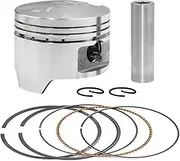 Motorcycle Accessories Cylinder STD~+100 Size 64 64.50 64.75 65mm Piston Rings Full Kit For VLS400 VLX400 NV400(1 Set 64mm)