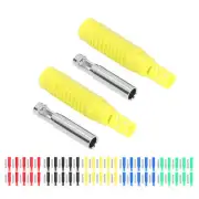 10Set Banana Female Socket Brass PA Jack Connector Tube Press Adapter J.10031