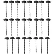 24pcs 100mm Hard Ground Awning Camping Tent Pegs Steel Groundsheet Tent Pegs