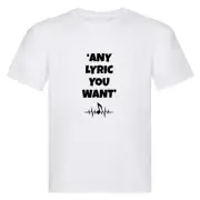 Aimee @ Carty@ KID'S tshirt tee shirt t LYRIC gift custom LYRICS
