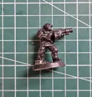 Warhammer 40k Imperial Guard Kasrkin Grenade Special Weapon Metal OOP