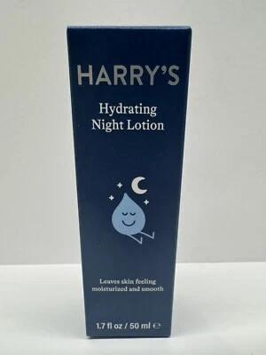 Harry’s Hydrating Night Lotion 50ml | Non Greasy Hydrating Refreshing