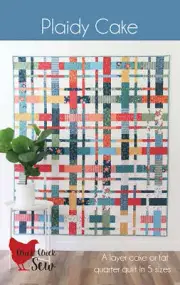Plaidy Cake Quilt Pattern by Allison Harris for Cluck Cluck Sew