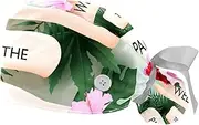 [WOSHJIUK] Working Hat 2 Pack Scrub Caps for Women,Welcome to The Paradise Tropical,Tie Back Cap Adjustable Scrub Hat