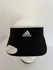 ADIDAS Climalite Sweat Nothing Women’s Fit Sport Visor Cap Black w/White NEW