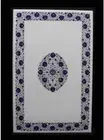 3'X2' Marble Table Top Dining coffee center Inlay lapis mosaic pietra dura w1
