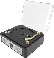 Vintage Desktop CD Player with Speakers - Rechargeable Battery, Dual HiFi Speaker, Portable Retro Suitcase CD Player for Home with Bluetooth SPDIF USB AUX