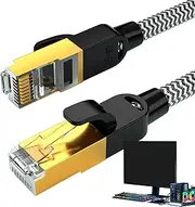 Cat6 Ethernet Cable | Ethernet Cable LAN Cable with Low Attenuation | Ethernet Patch Cable Vertical Cable for Home Offices Network