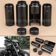 BLK Upper/Lower Fork Cover Tube Cap for Harley Softail Breakout FXBRS FXBR 18-21
