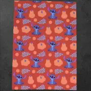 Lilo & Stitch Disney Plush Throw Blanket Thanksgiving Fall Autumn 50x70