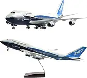 Replica Pre-Build Aircraf 1/160 46cm Original Boeing 747 Scale Diecast Resin Airplanes Planes W Light Plane Model Hobbyist Collection Collection Gift Display