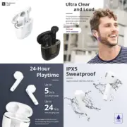 Tronsmart Wireless Earbuds, Noise Cancellation, Touch Control & IPX5 Sweatproof
