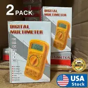 2PACK Digital Multimeter XL-830L LCD Voltmeter Ammeter Ohmmeter OHM VOLT Tester
