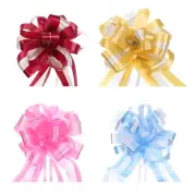 20pcs 7" Large Pull Bow Car Gift Wrapping Bows Ribbon, Red/Gold/Pink/Light Blue