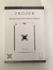 Proper™️ X Lock iPad Case - Modular Mountable Case for iPad Air (White)