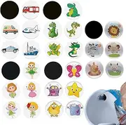Toilet Training Stickers - Color Changing Temperature-Sensitive Potty Stickers for Urinal Training | 25 Children's Urinal Color Waterproof Change Sticker