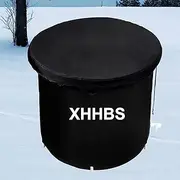 Cold Plunge tub for Athletes, Inflatable ice Bath tub Adults ice Bath Barrel Outdoor Portable ice Bath Cold Therapy Tub ice Plunge tub, Cold tub ice Bath SPA Bath (Color : Black, Size : 85x80cm(33x3