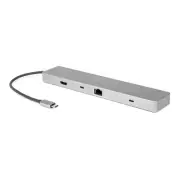 Rocstor Y10A323-S1 PREMIUM USB-C 10-IN-1 DUAL DISPLAY MULTIPORT - USB C TO HDMI