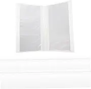 TEMPNAP 1 Set Transparent Jewelry Storage Book Portable Album Type with Slots for Necklaces and Self Sealing Bags for Travel Organizing Earrings and Accessories Design