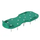 Manual Lawn Scarifier Garden Spike Sandals Grass Spike Shoes W/Zinc Alloy