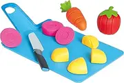 Casdon Joseph Joseph Chop2Pot | Super Safe Toy Chopping Board Set for Children Aged 2 Years & Up | includes Choppable Food!