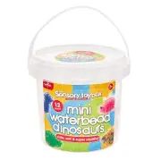Toy Mania 12 Pack Mini Dino Waterbeads in Tub Fun Sensory Play