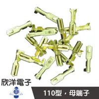 在飛比找蝦皮商城優惠-110型公端子/母端子 溫度保險絲 連接用公母端子 (GS-