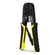 RJ11 RJ45 Ratchet Crimping Tool Ethernet Network LAN Cable Crimper Cutter Stripper Plier Modular 8P RJ45 and 6P RJ12 RJ11