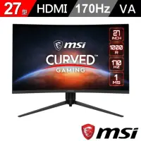 在飛比找momo購物網優惠-【MSI 微星】G271CQP E2 27型 VA WQHD