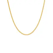 9ct Gold 45cm Solid Double Curb Chain