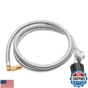 ABYDA 6 FT Propane Adapter Hose with Regulator, Elbow Adapter for Blackstone