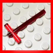 Lego Part - Lightsaber Cross Transparent Red Blade- Kylo Ren Accessory