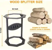 Wood Splitter Cast Steel Log Splitter, Heavy Duty Kindling Splitter Safety